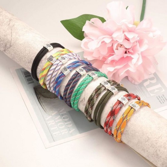 10 PCS Nautical Braided Bracelet For Men Women Unisex Surf Navy Rope Bracelets String Adjustable Tree Of Life Bracelets Set Colorful Handmade 10 PCS Nautical Braided Bracelet For Men Women Unisex Surf Navy Rope Bracelets String Adjustable Tree Of Life Bracelets Set Colorful Handmade
